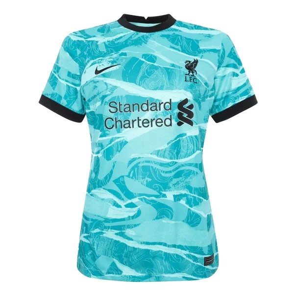 Maillot Football Liverpool Exterieur Femme 2020-21 Vert